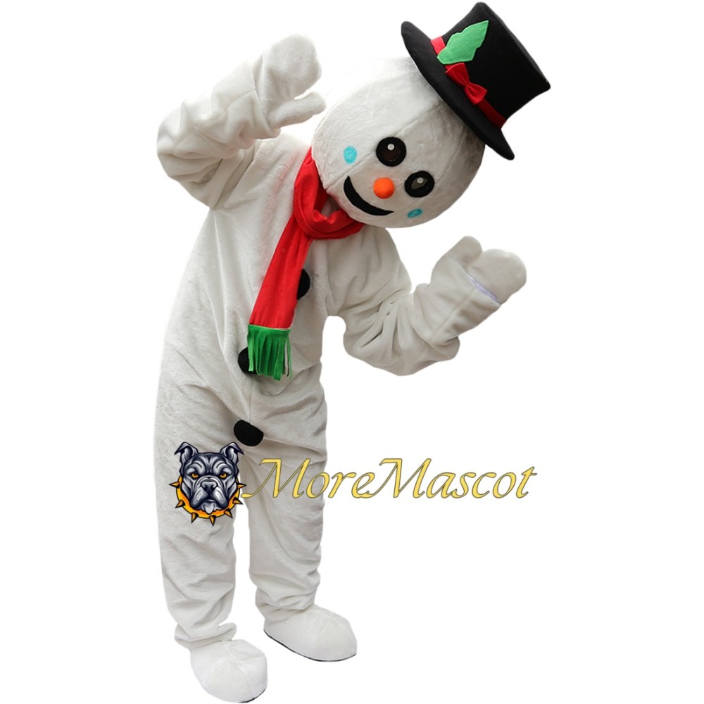 Exquisite Snowman Mascot Costume