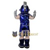 Blue Warrior Mascot Costume