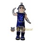 Blue Warrior Mascot Costume