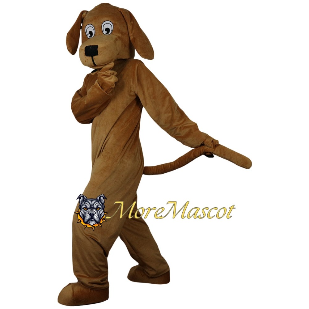 Cute Brown Dog Mascot Costume
