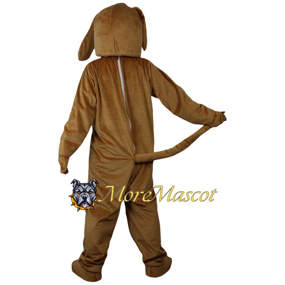 Cute Brown Dog Mascot Costume