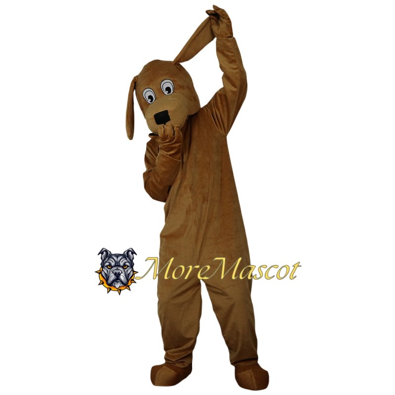 Cute Brown Dog Mascot Costume