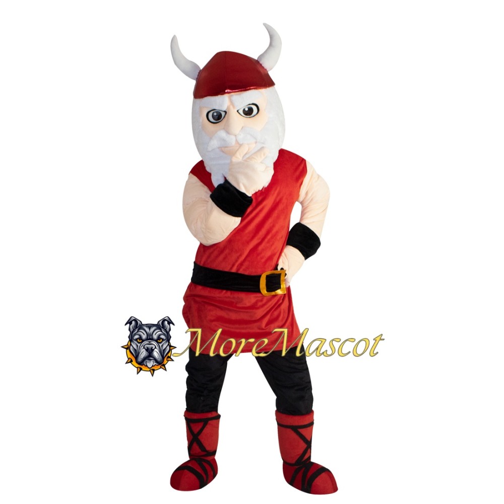 Red Viking Mascot Costume