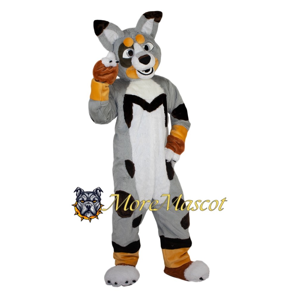 Friendly Fox Dog Mascot Costume