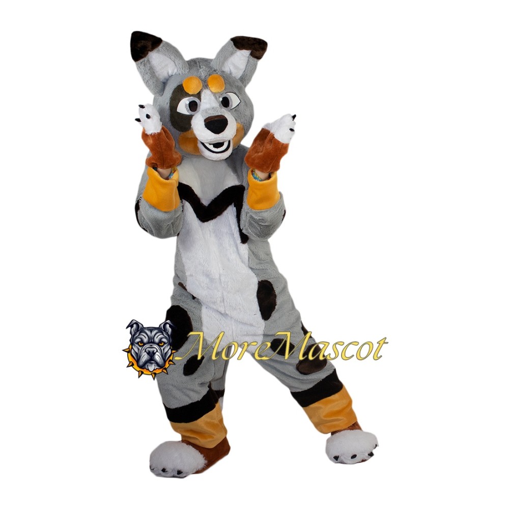 Friendly Fox Dog Mascot Costume