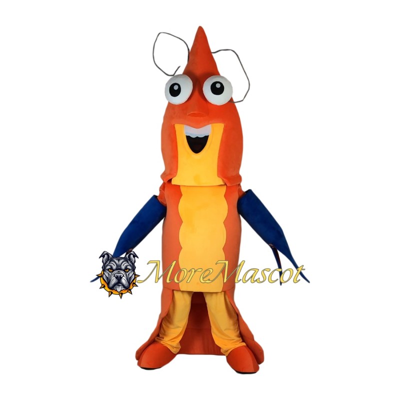 Shrimp Mascot Costume