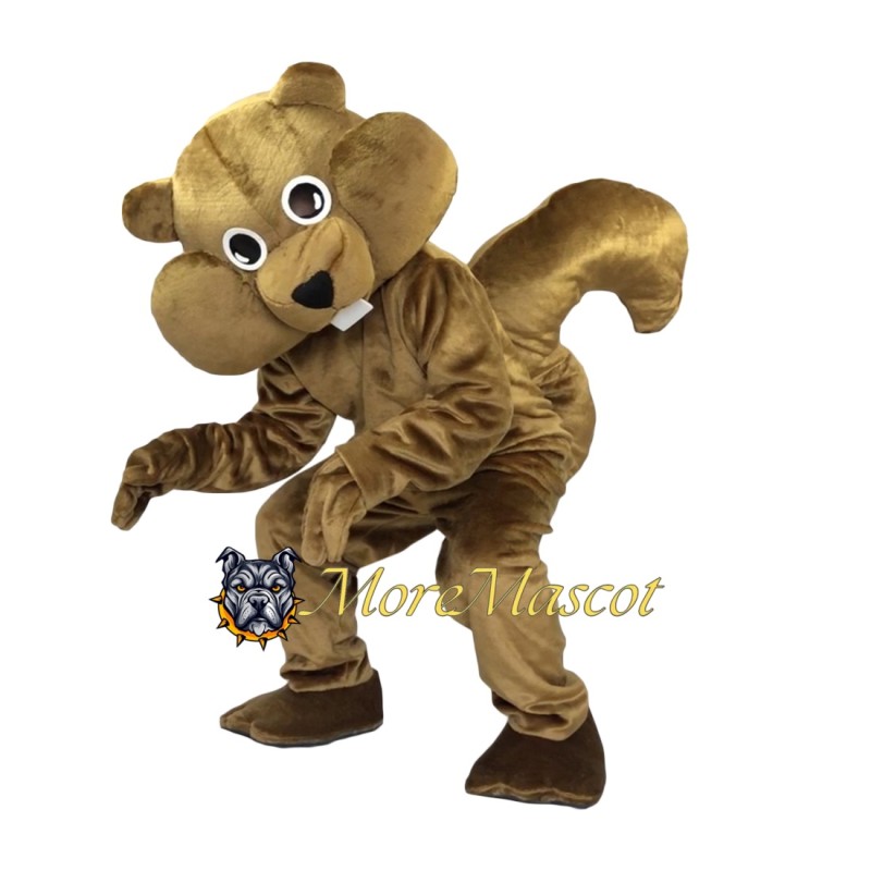 Brown Squirrel Mascot Costume