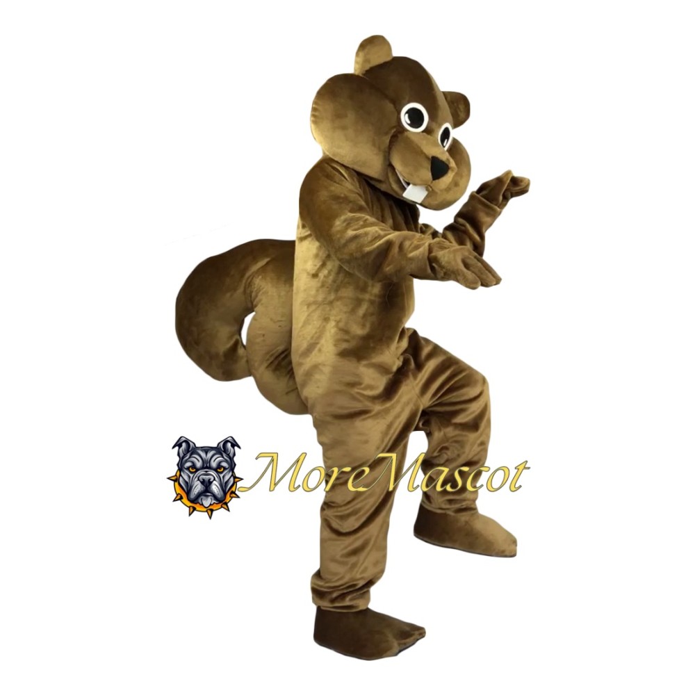 Brown Squirrel Mascot Costume