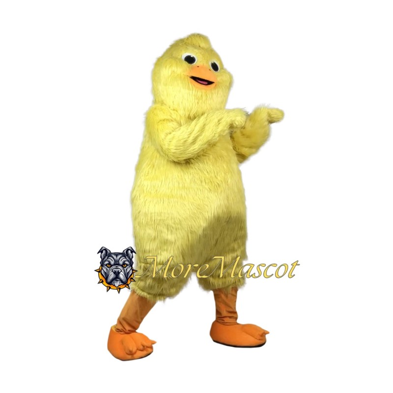 Fat Yellow Chicken Mascot Costume