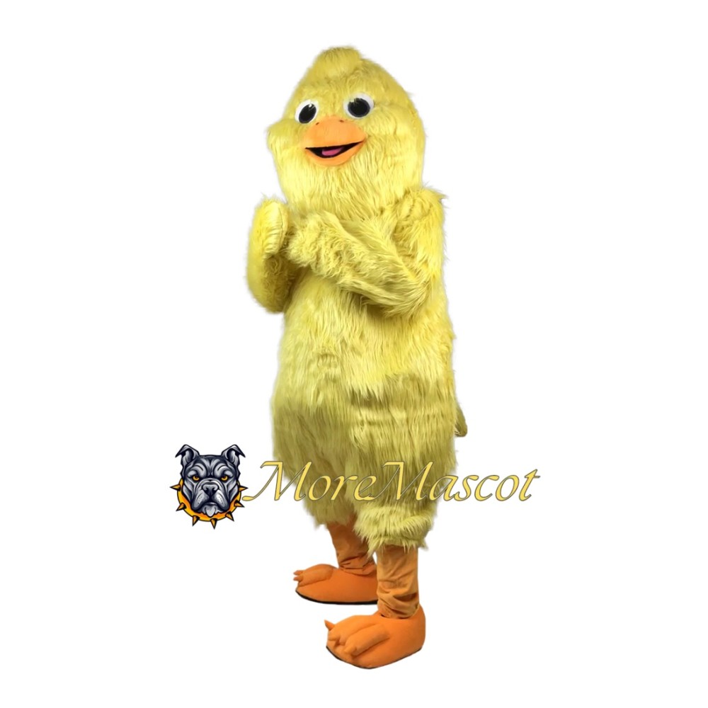 Fat Yellow Chicken Mascot Costume