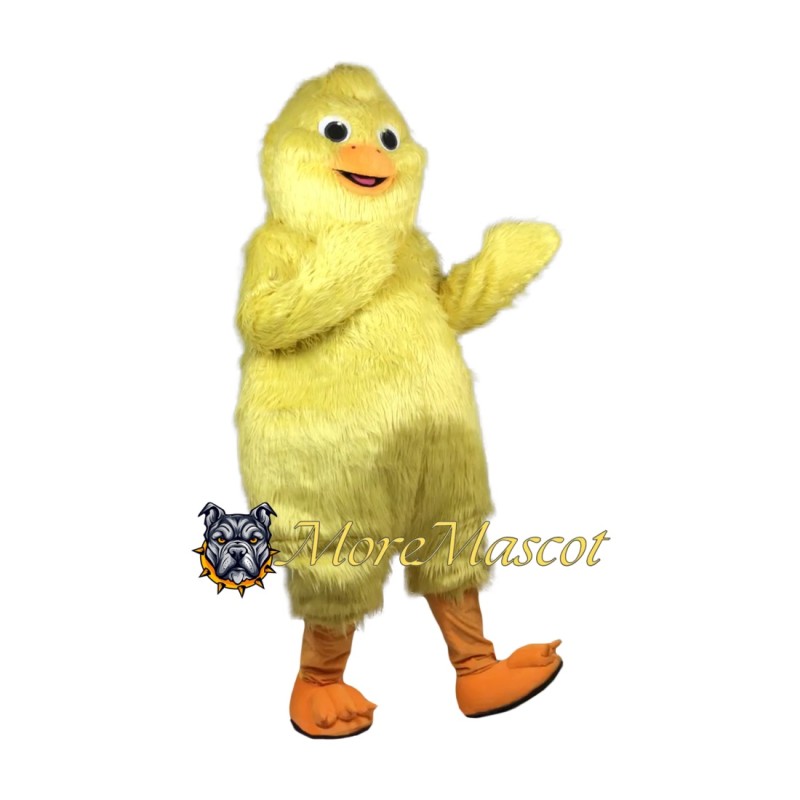 Fat Yellow Chicken Mascot Costume