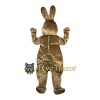 Cute Brown Bunny Mascot Costume