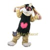 Pink Heart Lop Mascot Costume