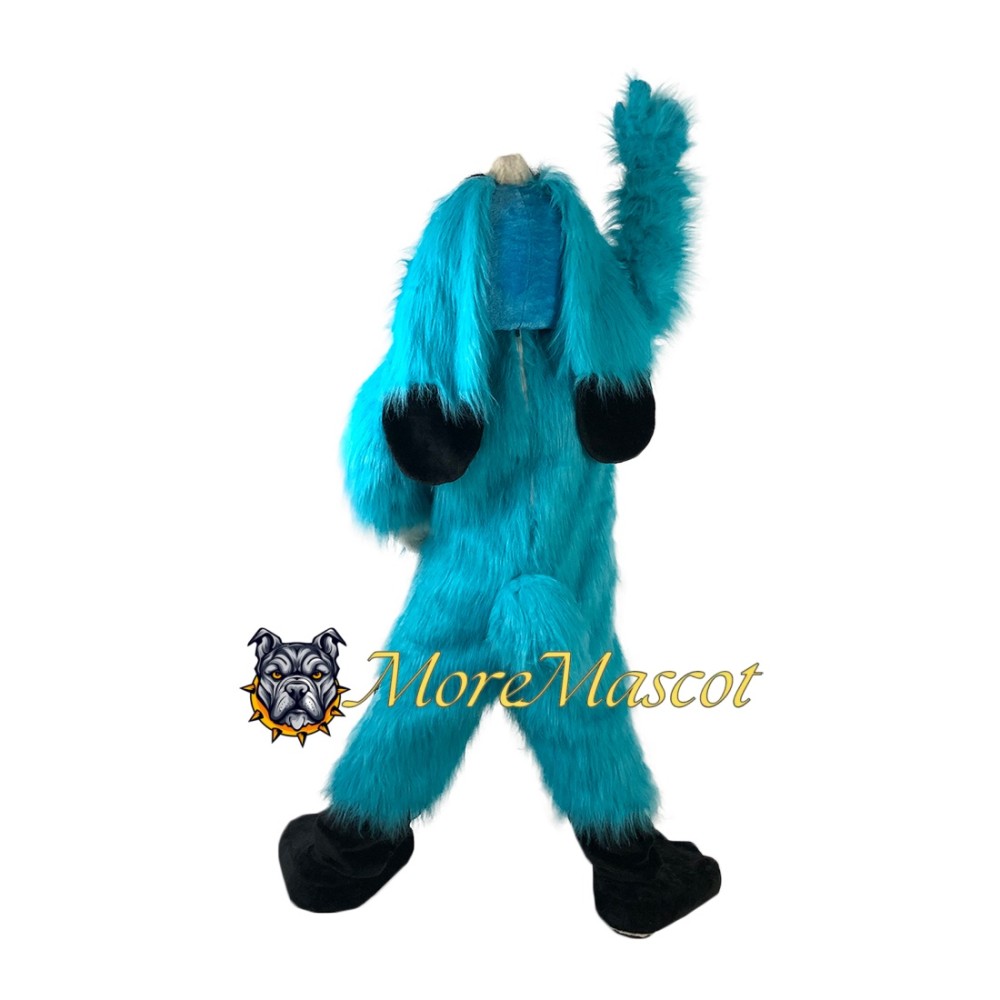 Superb Blue Rabbit Mascot Costume