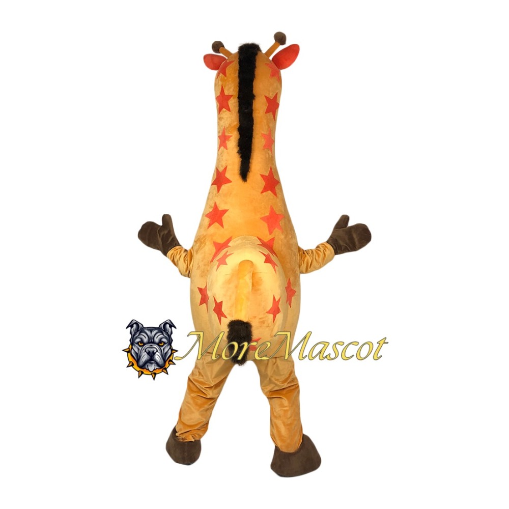 Star Giraffe Mascot Costume