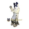 White Husky Mascot Costume