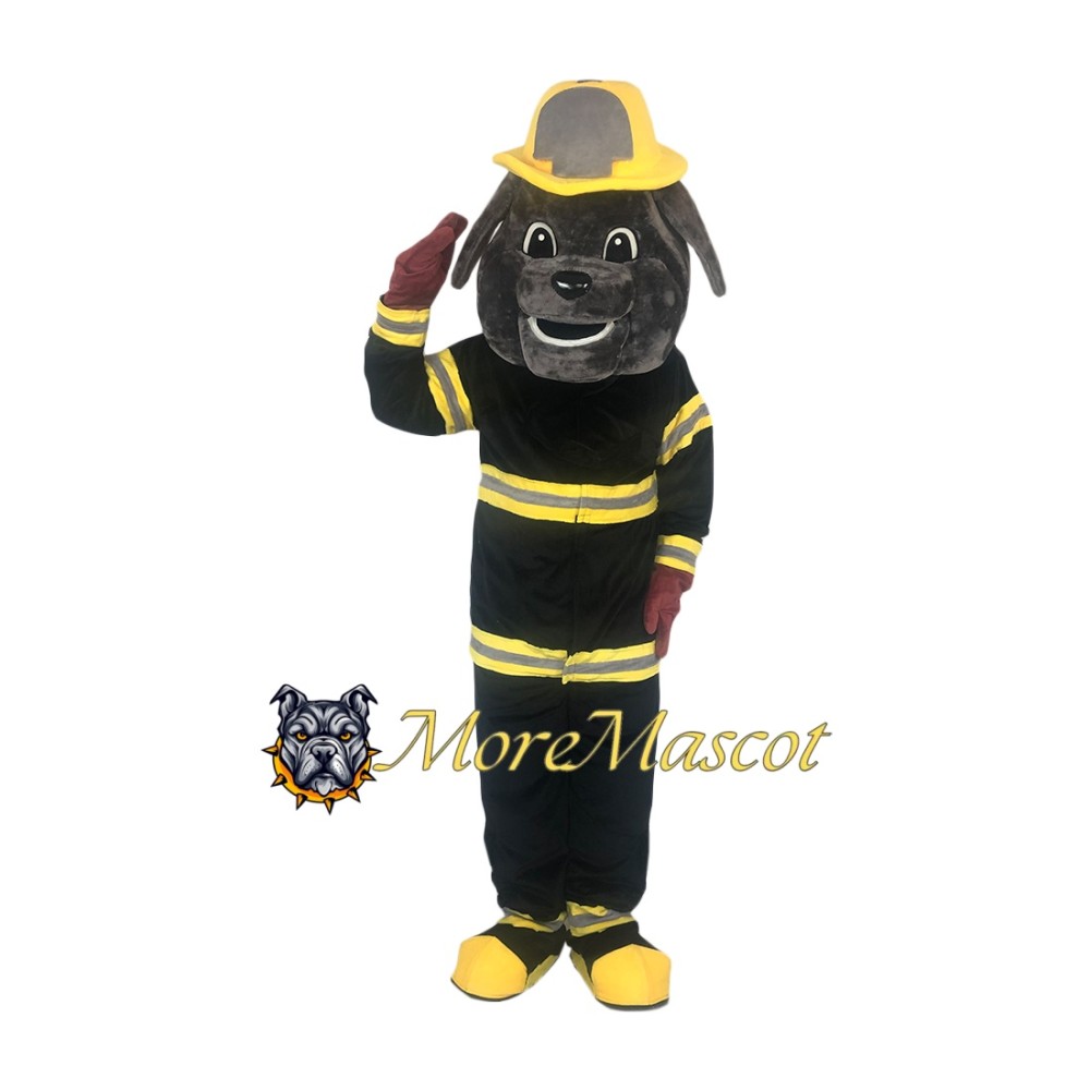 Fire Dog Mascot Costume