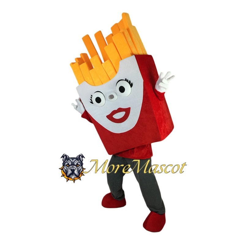 French Fries Mascot Costume