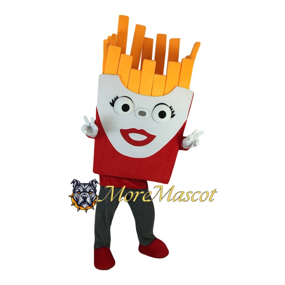French Fries Mascot Costume