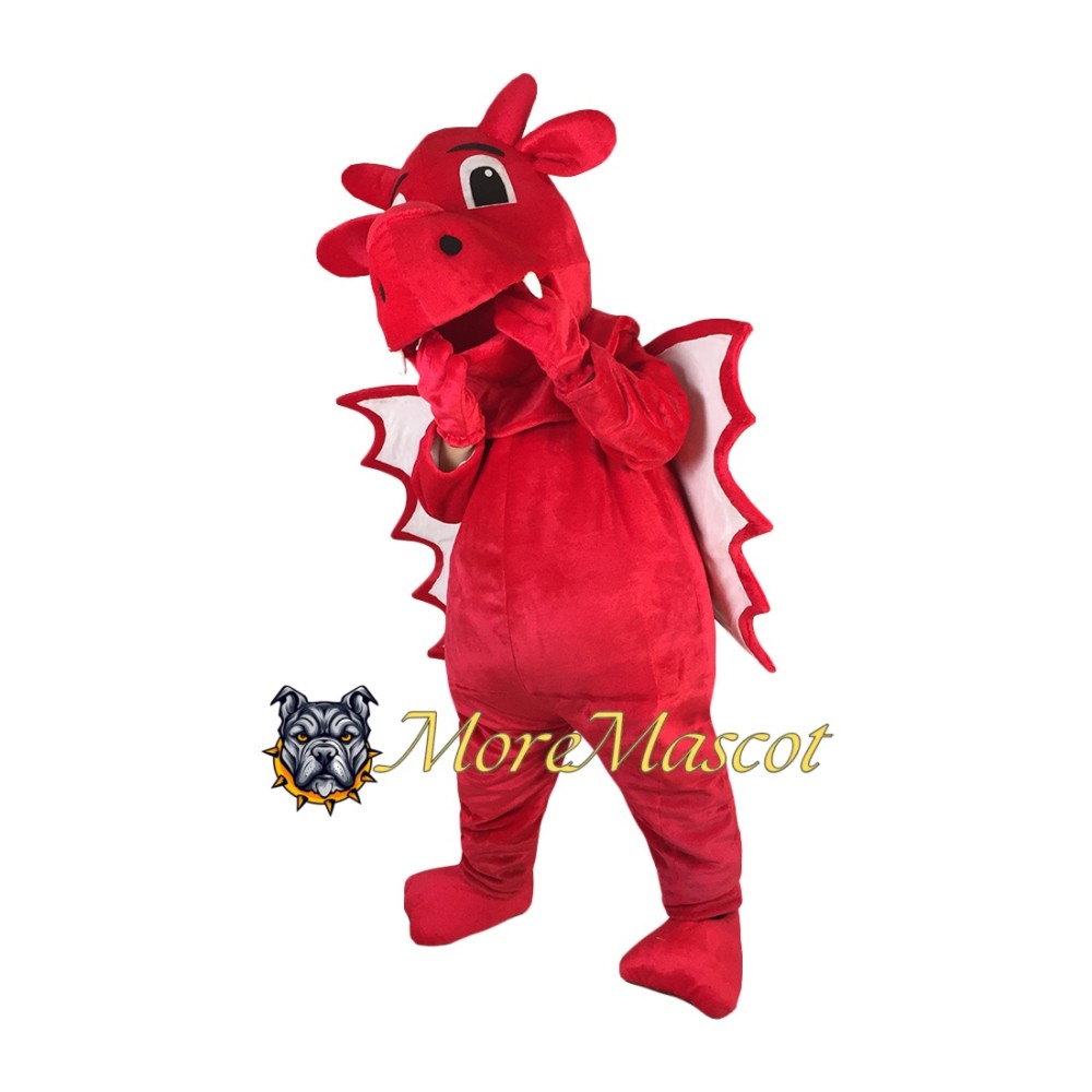 Red Fly Dragon Mascot Costume