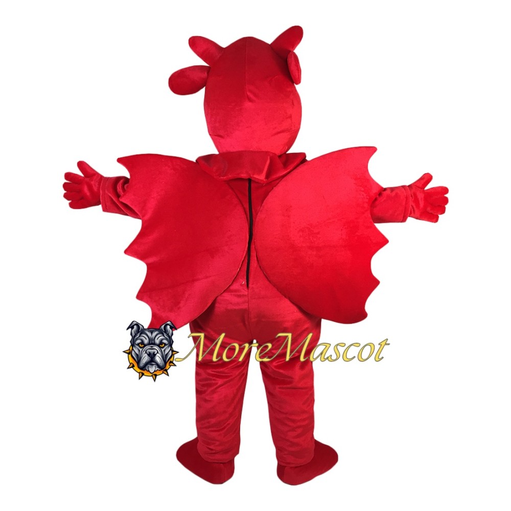 Red Fly Dragon Mascot Costume