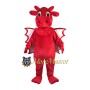 Red Fly Dragon Mascot Costume