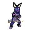Purple Bunny Mascot Costume