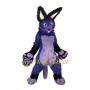 Purple Bunny Mascot Costume