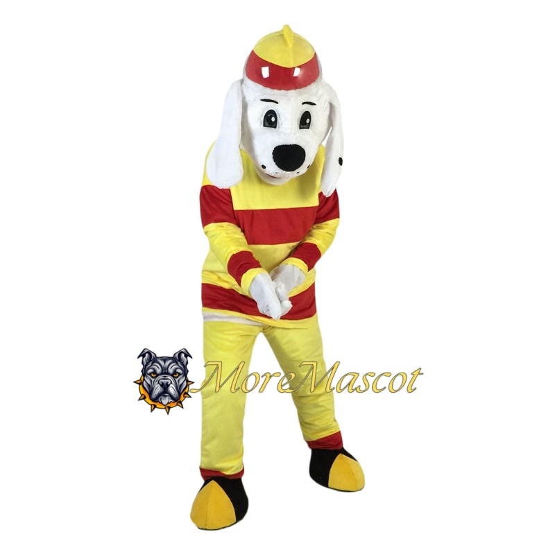 Realistic Fire Dog Mascot Costume