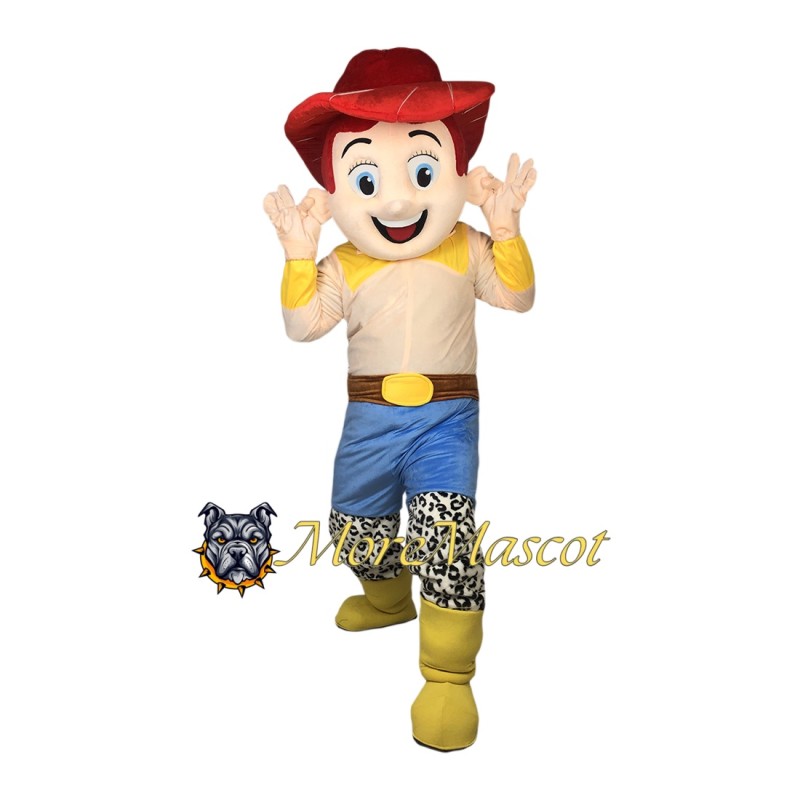 Happy Cowboy Mascot Costume