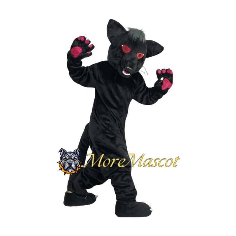 Wild Black Panther Mascot Costume