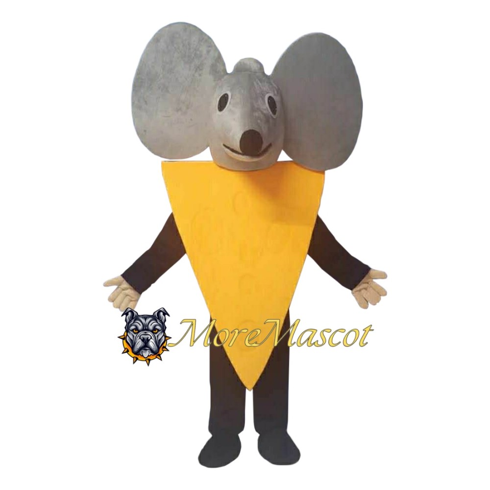 Cheese Mouse Mascot Costume