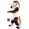 Brown & White Horse Mascot Costume