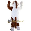 Brown & White Horse Mascot Costume