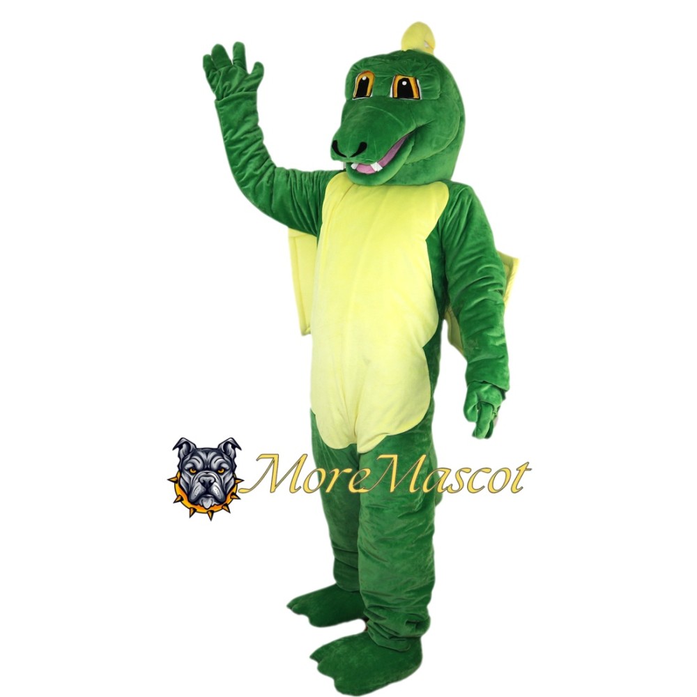 Green Fly Dragon Mascot Costume