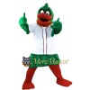 Sport Green Duck Mascot Costume