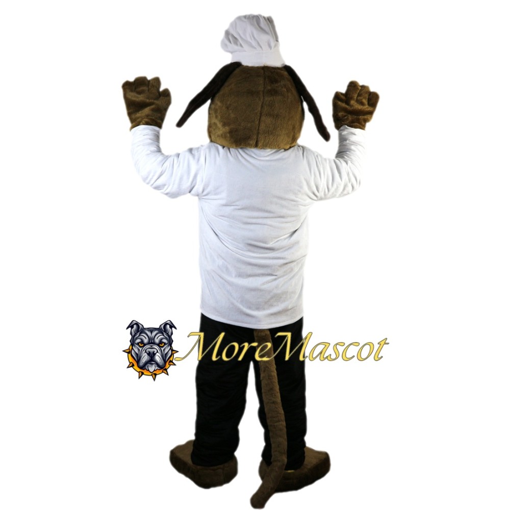 Chef Bulldog Mascot Costume
