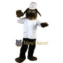 Chef Bulldog Mascot Costume