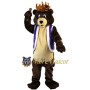 King Bear Mascot Costume