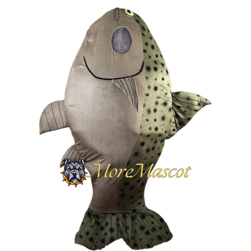Realistic Fish Mascot Costume