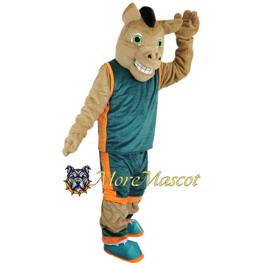 Sport Brown Horse Mascot Costume