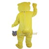 Lively Yellow Bear Mascot Costume