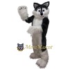 Black & White Husky Mascot Costume