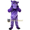 Purple Hippopotamus Mascot Costume