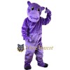 Purple Hippopotamus Mascot Costume