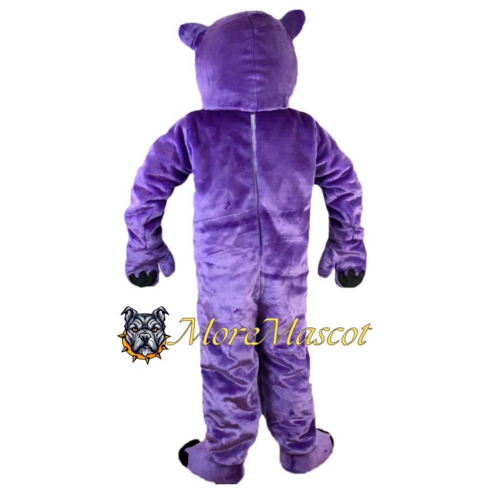 Purple Hippopotamus Mascot Costume