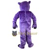 Purple Hippopotamus Mascot Costume