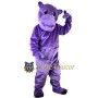 Purple Hippopotamus Mascot Costume