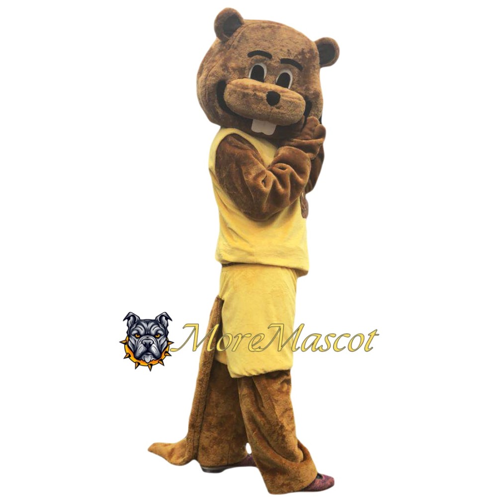 Basketball Beaver Mascot Costume