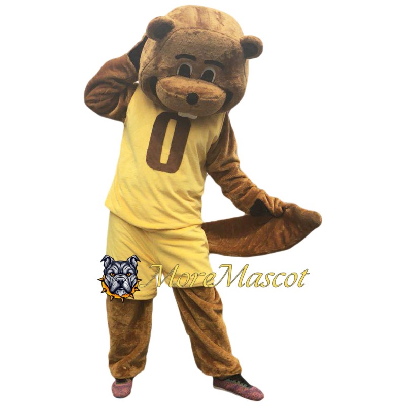 Basketball Beaver Mascot Costume